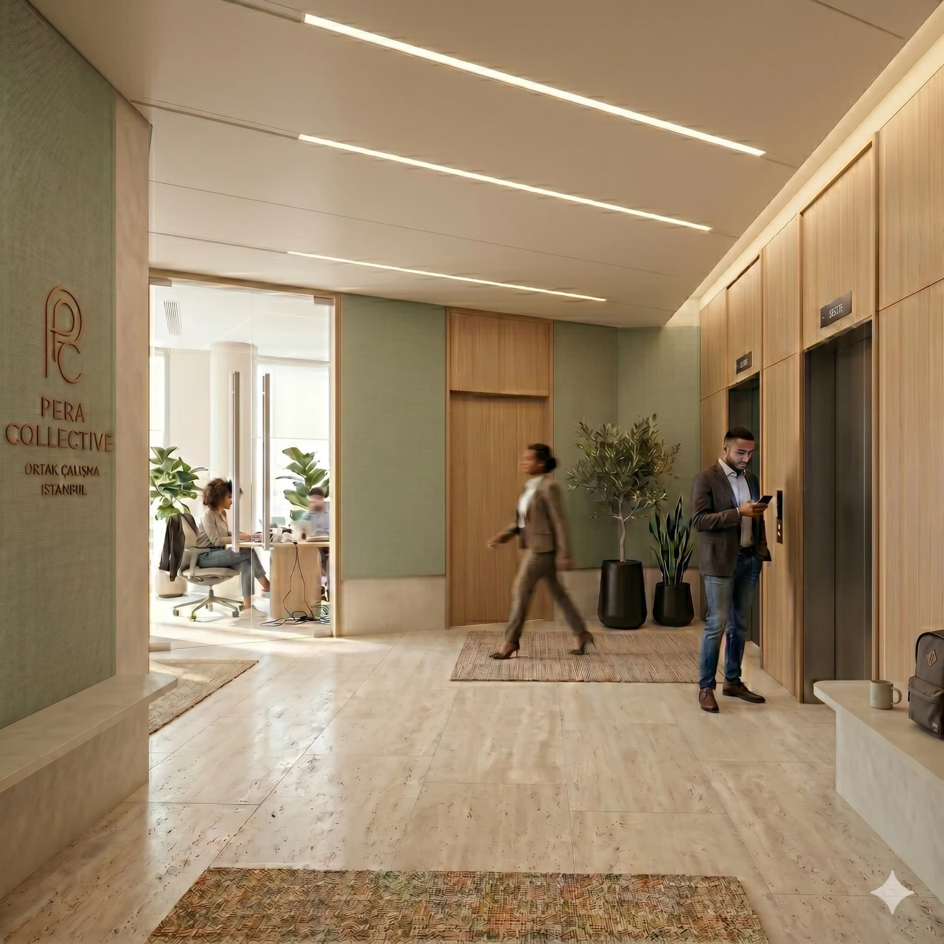 Karaköy Paylaşımlı Ofis projesi görsel 1