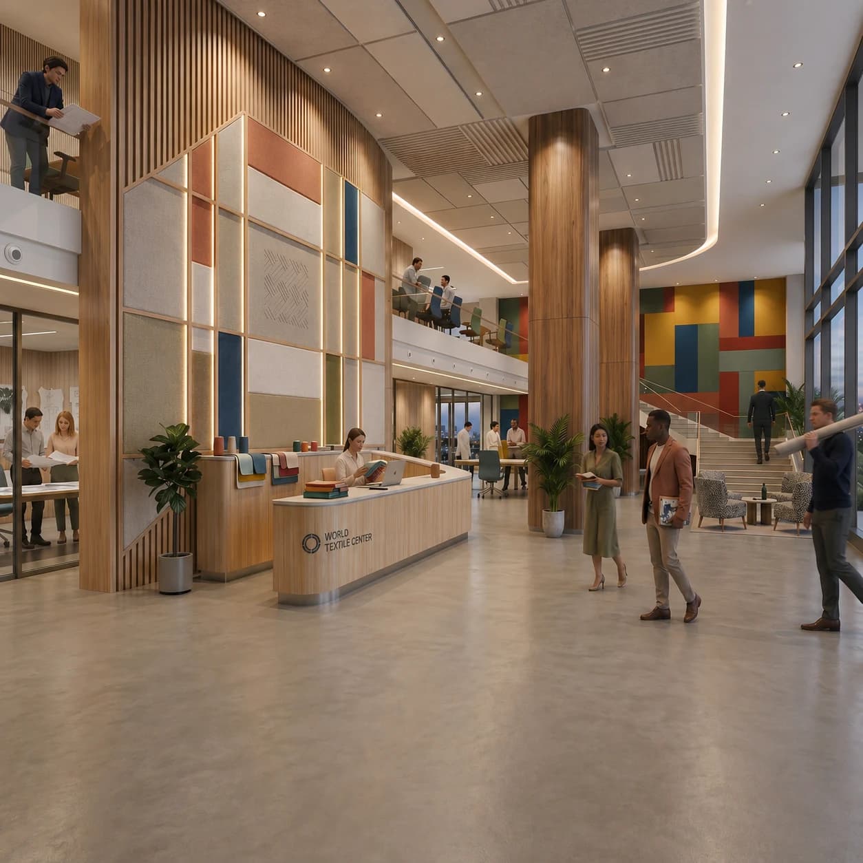 Tekstil Fabrikası Ofis Binası projesi görsel 1