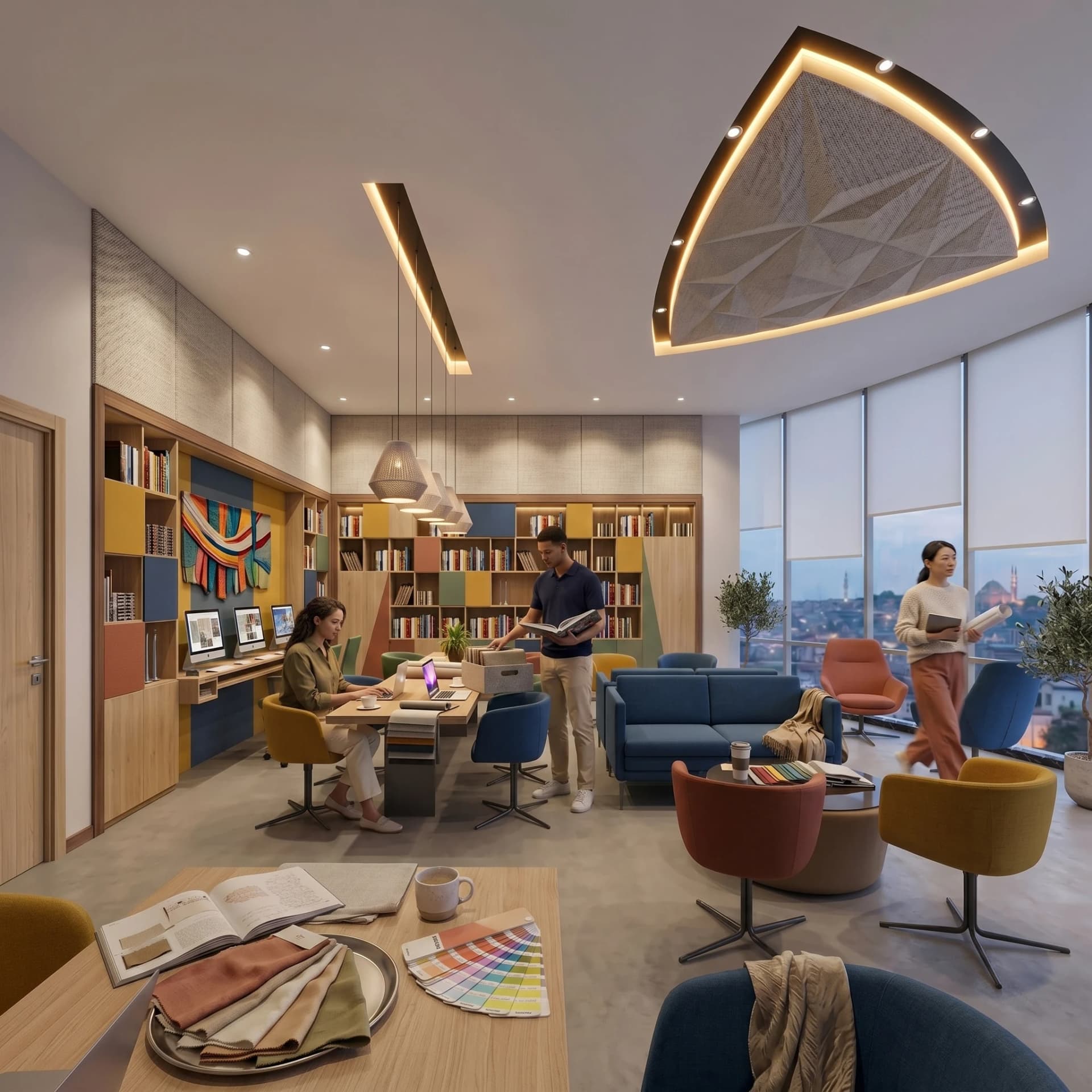 Tekstil Fabrikası Ofis Binası projesi görsel 3