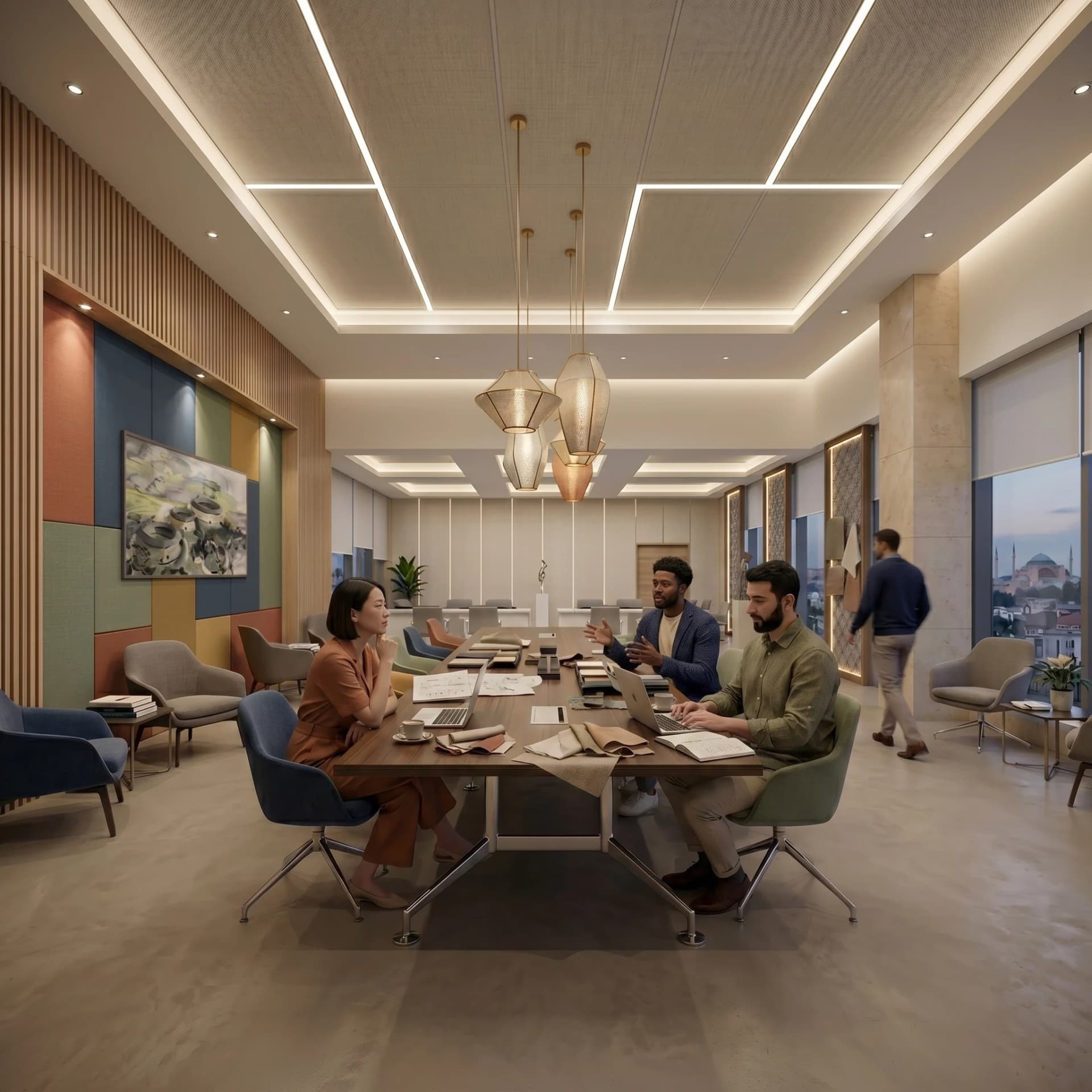 Tekstil Fabrikası Ofis Binası projesi görsel 4
